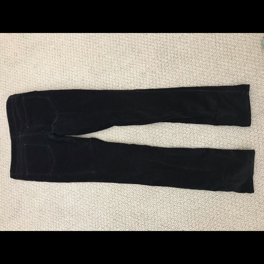 Black Suede Zara Women Pants Size 6